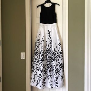 Black & White Prom Dress